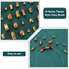 120Pcs 12 Styles Tibetan Style Alloy Beads FIND-AR0004-67-4