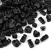 100Pcs 4 Styles Plastic Cord Locks FIND-TA0010-22-3