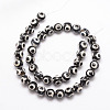 Tibetan Style 3-Eye dZi Beads G-K166-01-10mm-L2-01-2