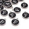 Platinum Plated Alloy Charms LS-ENAM-S118-02F-P-4