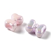 UV Plating Opaque Acrylic Beads PACR-Q005-02-2