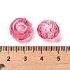 Transparent Resin European Beads RESI-B020-05F-3