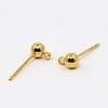 Brass Ball Post Ear Studs EC253-NFG-2