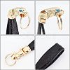 1Pcs PU Leather Keychain KEYC-CA0001-17-5