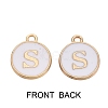 Golden Plated Enamel Alloy Charms ENAM-SZ0001-26A-S-2
