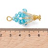 Glass Pendants PALLOY-MZ01302-01-3