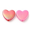 UV Plating Opaque Acrylic Beads SACR-L005-07-2