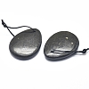 Natural Shungite Pendants G-F675-21-2