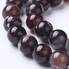 Natural Agate Beads Strands G-G754-05-6mm-3