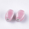 Handmade Porcelain Beads X-PORC-S498-08B-2