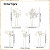 Acyrlic Hair Forks OHAR-WH20005-36S-2