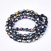 Electroplate Glass Beads Strands EGLA-T013-05A-2