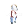 304 Stainless Steel Enamel Pendants STAS-F358-01G-14-2