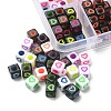 280Pcs 14 Styles Opaque White Acrylic European Beads MACR-YW0002-45-2