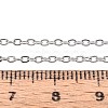 Tarnish Resistant 304 Stainless Steel Cable Chains CHS-R002-0.4mm-3