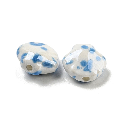 Shell Shape Handmade Porcelain Beads X1-PORC-E022-01F-1