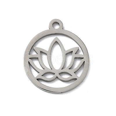 201 Stainless Steel Pendants STAS-I359-04P-1