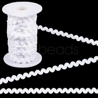 25M Nylon S Shaped Lace Ribbon OCOR-GF0003-60B-1