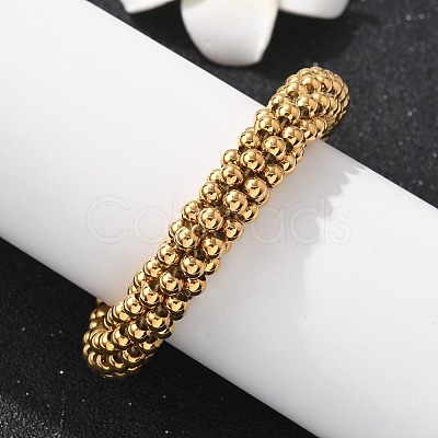 304 Stainless Steel Bracelets STAS-D330-01G-1