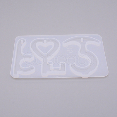 Keychain Silicone Molds DIY-WH0181-57-1
