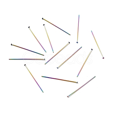 Ion Plating(IP) 304 Stainless Steel Flat Head Pins STAS-E156-02M-01-1