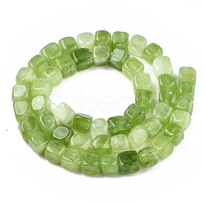 Natural Dyed Quartz Beads Strands G-T131-56C-1