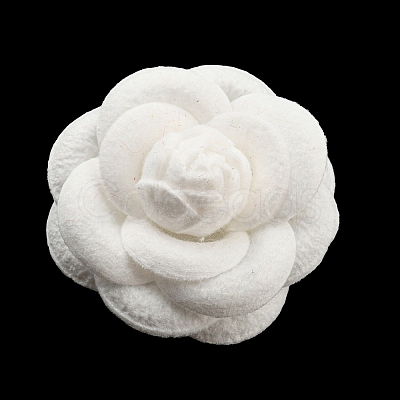 Cloth Art Camelia Brooch Pins LS-AJEW-Q147-01D-1