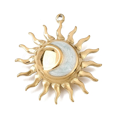 304 Stainless Steel Pendants STAS-D393-03G-1