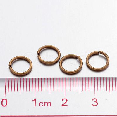 Brass Open Jump Rings X-JRC8MM-AB-1
