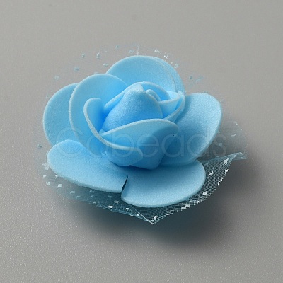 3D Foam Rose Ornament Accessories DIY-WH0304-623J-1