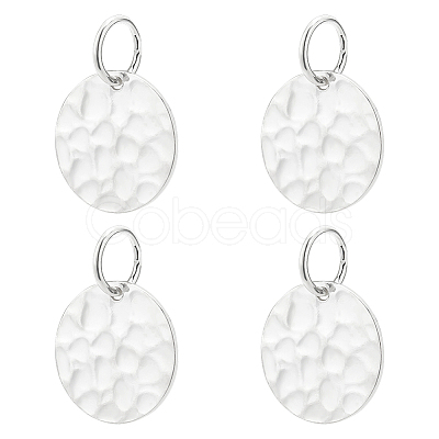 4Pcs Sterling Silver Pendants STER-PH0001-42-1