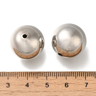 Rack Plating Brass Beads KK-K373-08I-P-1