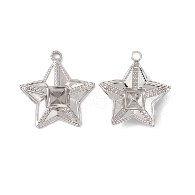 Non-Tarnish 304 Stainless Steel Pendants LS-STAS-K242-12P-1