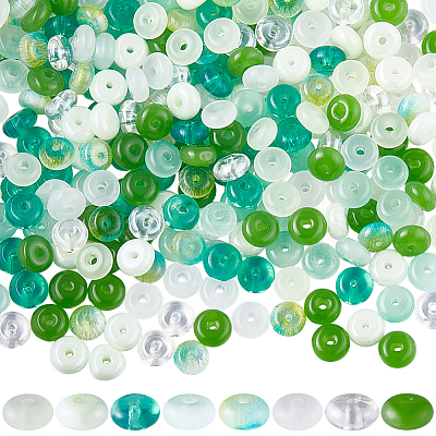 400Pcs 8 Colors Glass Seed Beads GLAA-SC0003-03A-1