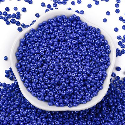 8/0 Baking Paint Glass Seed Beads SEED-M012-02A-54-1