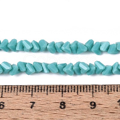 Opaque Glass Beads Strands GLAA-N019-4mm-19-1