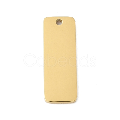 304 Stainless Steel Mirror Polished Finish Stamping Blank Tag Pendants STAS-D365-04G-1
