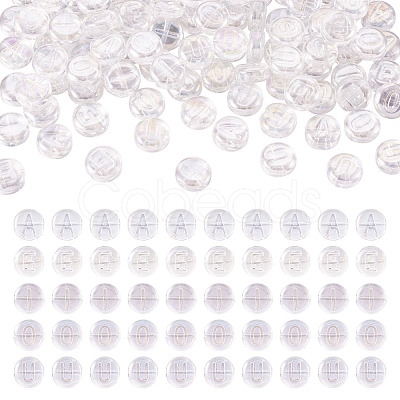 100Pcs 5 Styles Electroplated Glass Bead GLAA-TA0002-95A-1