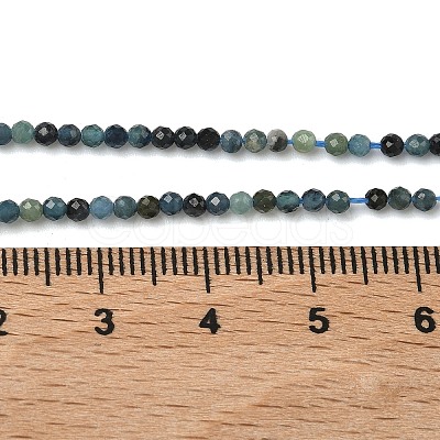 Natural Blue Tourmaline Beads Strands G-B168-A06-2mm-1