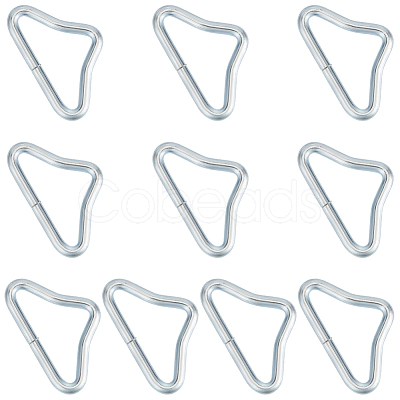 10Pcs Iron Adjuster Triangle Buckles IFIN-GF0001-62-1