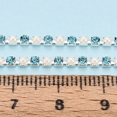 Iron Rhinestone Cup Chains CH-N005-02C-1