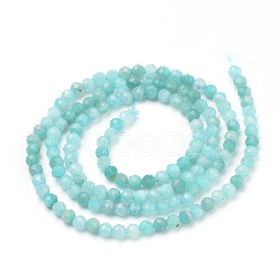 Natural Amazonite Beads Strands X-G-Q961-14-3mm-1