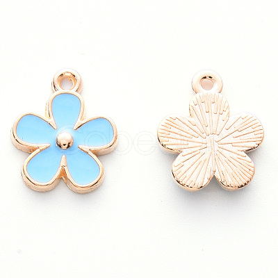 Alloy Enamel Charms X-ENAM-R059-02-RS-1