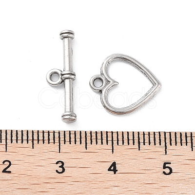 Non-Tarnish 304 Stainless Steel Toggle Clasps STAS-A092-08B-P-1