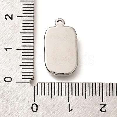 304 Stainless Steel Pendants STAS-D288-02P-1