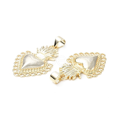 Eco-Friendly Rack Plating Brass Pendants LS-KK-F845-37G-1