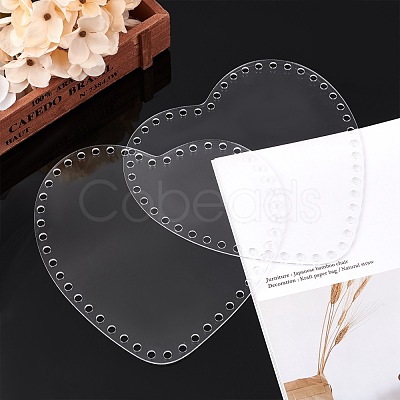Transparent Acrylic Basket Bottoms TACR-WH0001-07-1