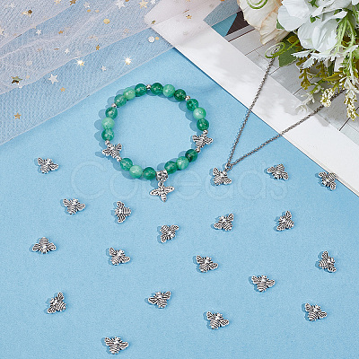 150Pcs Tibetan Style Alloy Beads TIBEB-PA0001-19-1