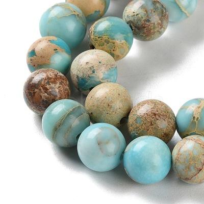 Dyed Natural Regalite/Imperial Jasper/Sea Sediment Jasper Beads Strands G-B124-C01-15-1