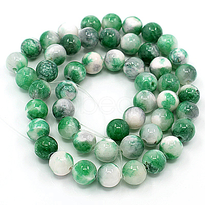 Natural Persian Jade Beads Strands G-D434-10mm-M-1